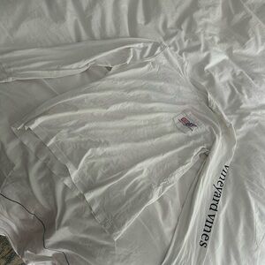 White long sleeve slight yellow stain on cuffs